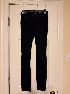 Rag & Bone/Jean Black Legging Jeans Size 25